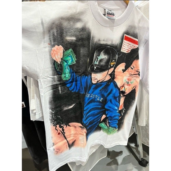 Long Live Yamborghini ASAP Yams Yams Day 2019 Stripper Tee White T-Shirt Size L